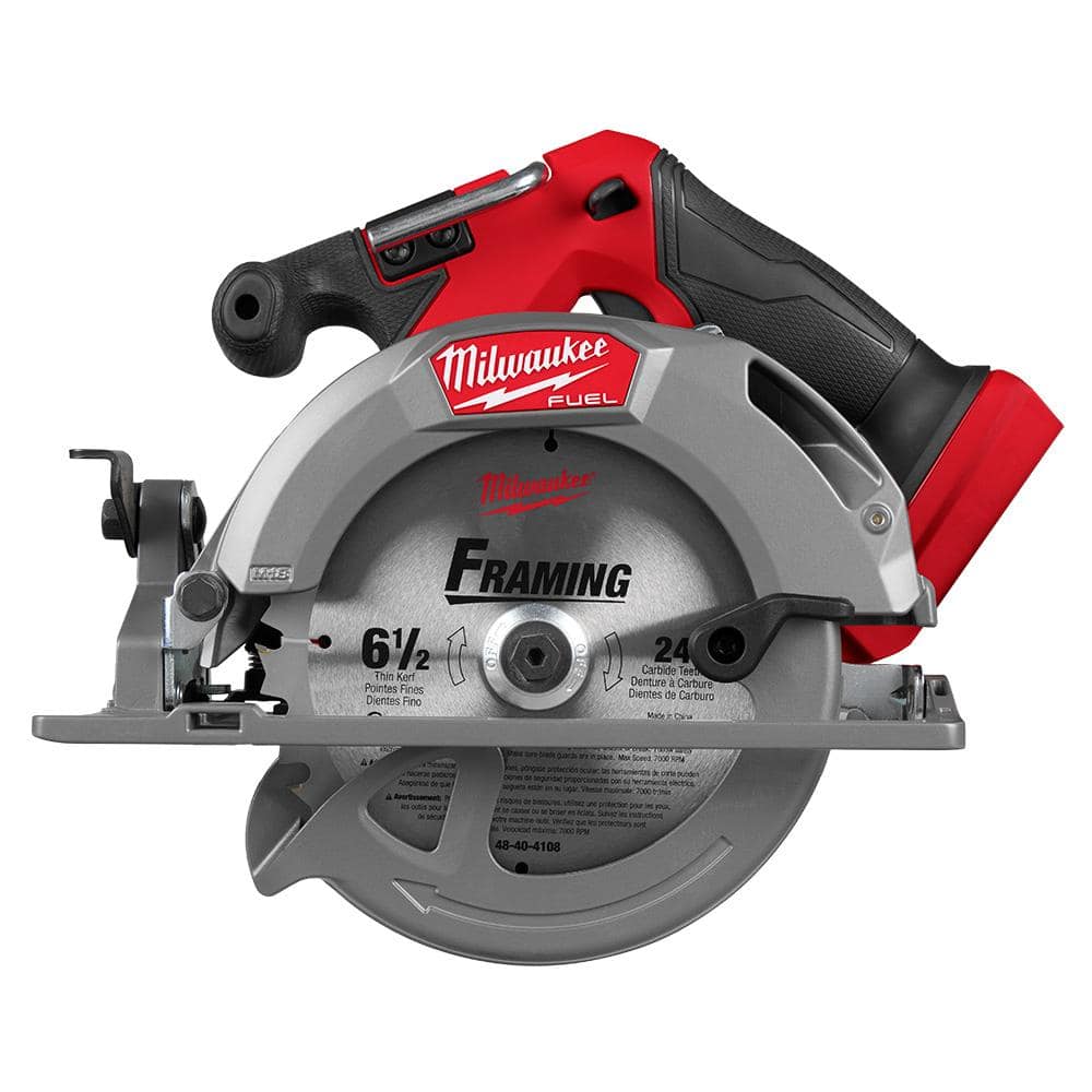 Milwaukee M18 FUEL 18V Lithium-Ion Brushless Cordless 6-1/2 in. Circular Saw (Tool-Only) 2833-20 Milwaukee M18 FUEL 18V Lithium-Ion Brushless Cordless 6-1/2 in. Circular Saw (Tool-Only) 2833-20