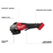 Milwaukee M18 FUEL 18-Volt Lithium-Ion Brushless Cordless 4-1/2 in./6 in. Braking Grinder with Paddle Switch (Tool-Only) 3670-20 Milwaukee M18 FUEL 18-Volt Lithium-Ion Brushless Cordless 4-1/2 in./6 in. Braking Grinder with Paddle Switch (Tool-Only) 3670-20