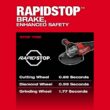 Milwaukee M18 FUEL 18-Volt Lithium-Ion Brushless Cordless 4-1/2 in./6 in. Braking Grinder with Paddle Switch (Tool-Only) 3670-20 Milwaukee M18 FUEL 18-Volt Lithium-Ion Brushless Cordless 4-1/2 in./6 in. Braking Grinder with Paddle Switch (Tool-Only) 3670-20
