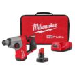 Milwaukee M12 FUEL 12V Lithium-Ion Brushless Cordless 5/8 in. SDS Plus Rotary Hammer Kit with One 4.0Ah Battery and Bag 2508-21XC