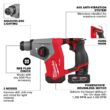Milwaukee M12 FUEL 12V Lithium-Ion Brushless Cordless 5/8 in. SDS Plus Rotary Hammer Kit with One 4.0Ah Battery and Bag 2508-21XC Milwaukee M12 FUEL 12V Lithium-Ion Brushless Cordless 5/8 in. SDS Plus Rotary Hammer Kit with One 4.0Ah Battery and Bag 2508-21XC