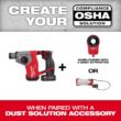 Milwaukee M12 FUEL 12V Lithium-Ion Brushless Cordless 5/8 in. SDS Plus Rotary Hammer Kit with One 4.0Ah Battery and Bag 2508-21XC Milwaukee M12 FUEL 12V Lithium-Ion Brushless Cordless 5/8 in. SDS Plus Rotary Hammer Kit with One 4.0Ah Battery and Bag 2508-21XC