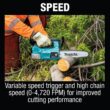 Makita LXT 12 in. 18V Lithium-Ion Brushless Top Handle Electric Battery Chainsaw, Tool Only XCU10Z