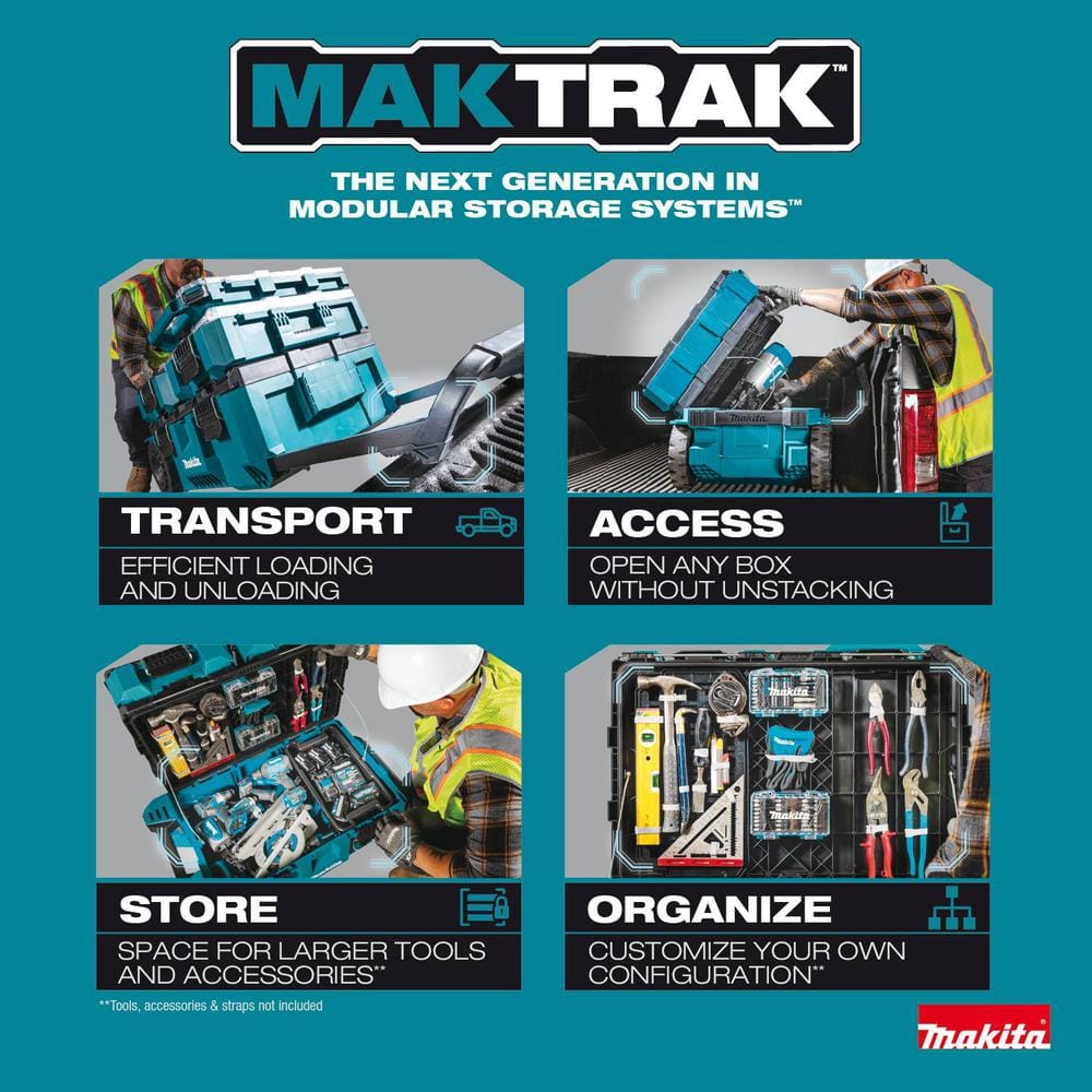 Makita MAKTRAK X-Large Extension Tool Box T-90021