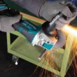 Makita 18V LXT Lithium-Ion Brushless Cordless 4-1/2 in./5 in. Paddle Switch X-LOCK Angle Grinder with AFT, Tool Only XAG26Z