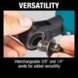 Makita 3/8 in./1/4 in. 18V LXT Lithium-Ion Cordless Square Drive Ratchet (Tool-Only) XRW01Z