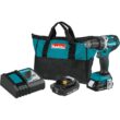 Makita 18V LXT Lithium-Ion Compact Brushless Cordless 1/2 in. Driver-Drill Kit w/ (2) Batteries (2.0Ah), Charger, Bag XFD12R