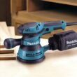 Makita 3 Amp 5 in. Corded Variable Speed Random Orbital Sander with Dust Bag BO5041