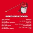Milwaukee M12 12-Volt 2 Gal. Lithium-Ion Cordless Handheld Sprayer Kit with 2.0 Ah Battery and Charger 2528-21G2