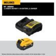 DEWALT 20-Volt Maximum XR 5.0 Ah Battery Pack and Charger DCB205C