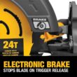 DEWALT FLEXVOLT 60V MAX Cordless Brushless 7-1/4 in. Circular Saw with Brake (Tool Only) DCS578B