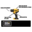 DEWALT 20V MAX Cordless Compact Heat Gun, Flat and Hook Nozzle Attachments with (1) 20V 5.0Ah Battery and Charger DCE530P1