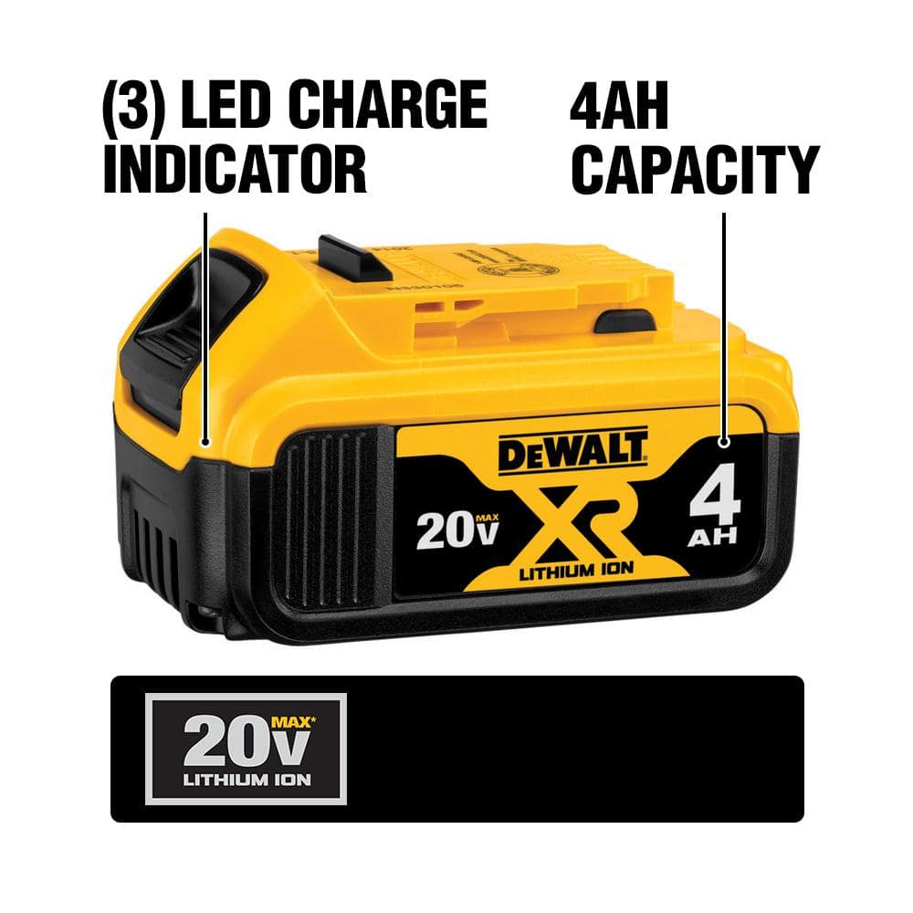 DEWALT 20V MAX 13 in. Cordless Battery Powered String Trimmer Kit with (1) 4 Ah Battery & Charger DCST925M1