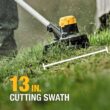 DEWALT 20V MAX 13 in. Cordless Battery Powered String Trimmer Kit with (1) 4 Ah Battery & Charger DCST925M1