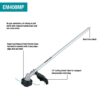 Makita 13 in. String Trimmer Couple Shaft Attachment EM409MP