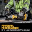 DEWALT 20V XR Cordless 4-1/2. in. to 5 in. Variable Speed Angle Grinder (Tool Only) DCG410VSB