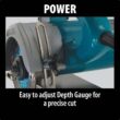 Makita 12 Amp 4-3/8 in. Masonry Saw with 4 in. Diamond Blade 4100NHX1