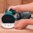 Makita 3 Amp 5 in. Corded Palm Grip Random Orbital Sander with Dust Bag, Hard Case BO5030K