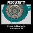 Makita 3 Amp 5 in. Corded Palm Grip Random Orbital Sander with Dust Bag, Hard Case BO5030K