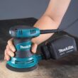 Makita 3 Amp 5 in. Corded Palm Grip Random Orbital Sander with Dust Bag, Hard Case BO5030K