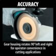 Makita 7.5 Amp Corded 4-1/2 in. Easy Wheel Change Compact Angle Grinder with Grinding Wheel, Wheel Guard and Side Handle 9557NB