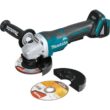 Makita 18V LXT Lithium-Ion Brushless Cordless 4-1/2 in./5 in. Paddle Switch Cut-Off/Angle Grinder (Tool-Only) XAG11Z