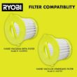 RYOBI ONE+ 18V Cordless Performance Hand Vacuum Kit with 2.0 Ah Battery and Charger PCL704K