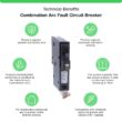 Square D Homeline 20 Amp Single-Pole Combination Arc Fault Circuit Breaker(HOM120CAFIC) HOM120CAFIC