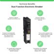 Square D Homeline 15 Amp Single-Pole Plug-On Neutral Dual Function (CAFCI and GFCI) Circuit Breaker HOM115PDFC