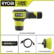 RYOBI USB Lithium Compact Scrubber Kit with 2.0 Ah Battery, USB Charging Cord, and 2 in. Medium Bristle Brush FVG51K