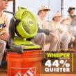 RYOBI ONE+ 18V Cordless 7-1/2 in. Bucket Top Misting Fan Kit with 1.5 Ah Battery and Charger PCL851K
