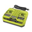 RYOBI ONE+ 18V Dual-Port Simultaneous Charger PCG005