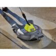 RYOBI 12 in. 3100 PSI Electric Pressure Washer Surface Cleaner with Caster Wheels RY31SC312