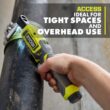 RYOBI USB Lithium 3/8 in. Ratchet Kit with 2.0 Ah Battery and USB Charging Cable FVRC51K