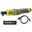 RYOBI USB Lithium 3/8 in. Ratchet Kit with 2.0 Ah Battery and USB Charging Cable FVRC51K