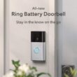 Ring Battery Doorbell with Head-to-Toe HD Video, Live View with 2-Way Talk, and Motion Detection and Alerts - Satin Nickel B0BZWRSRWV