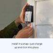 Ring Battery Doorbell with Head-to-Toe HD Video, Live View with 2-Way Talk, and Motion Detection and Alerts - Satin Nickel B0BZWRSRWV