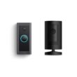 Ring Wired Video Doorbell with Stick Up Cam Battery, Black B0C59FP6LQ