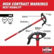 Milwaukee 3/4 in. Iron Conduit Bender and Handle with 100 ft. Polyester Fish Tape with Non-Conductive Tip 48-22-4081-48-22-4165