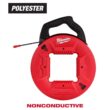 Milwaukee 3/4 in. Iron Conduit Bender and Handle with 100 ft. Polyester Fish Tape with Non-Conductive Tip 48-22-4081-48-22-4165