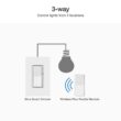 Lutron Caseta Smart Dimmer Switch and Remote Kit for Wall and Ceiling Lights, 150-Watt LED Bulbs (P-PKG1W-WH-R) P-PKG1W-WH-R
