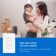Lutron Caseta Smart Dimmer Switch and Remote Kit for Wall and Ceiling Lights, 150-Watt LED Bulbs (P-PKG1W-WH-R) P-PKG1W-WH-R