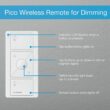 Lutron Caseta Smart Dimmer Switch and Remote Kit for Wall and Ceiling Lights, 150-Watt LED Bulbs (P-PKG1W-WH-R) P-PKG1W-WH-R