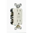 Leviton 15 Amp 125-Volt Duplex SmarTest Self-Test SmartlockPro Tamper Resistant GFCI Outlet, White (4-Pack) GFTR1-4W M42-GFTR1-04W