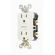 Leviton 15 Amp 125-Volt Duplex Self-Test Slim GFCI Outlet, White (4-Pack) GFNT1-4W M42-GFNT1-04W