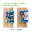 Leviton 15 Amp 125-Volt Duplex Self-Test Slim GFCI Outlet, White (4-Pack) GFNT1-4W M42-GFNT1-04W
