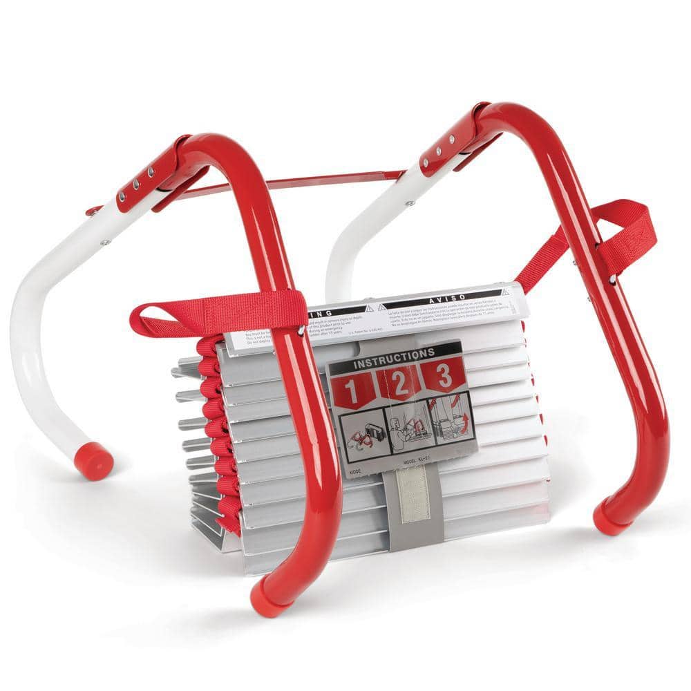 Kidde Fire Escape Ladder, 2-Story, 13 ft. Long, 1,000 lb. Load Capacity 21030942 Kidde Fire Escape Ladder, 2-Story, 13 ft. Long, 1,000 lb. Load Capacity 21030942