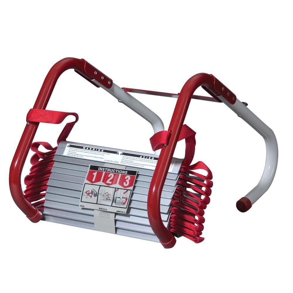 Kidde Fire Escape Ladder, 3-Story, 25 ft. Long, 1,000 lb. Load Capacity 468094 Kidde Fire Escape Ladder, 3-Story, 25 ft. Long, 1,000 lb. Load Capacity 468094