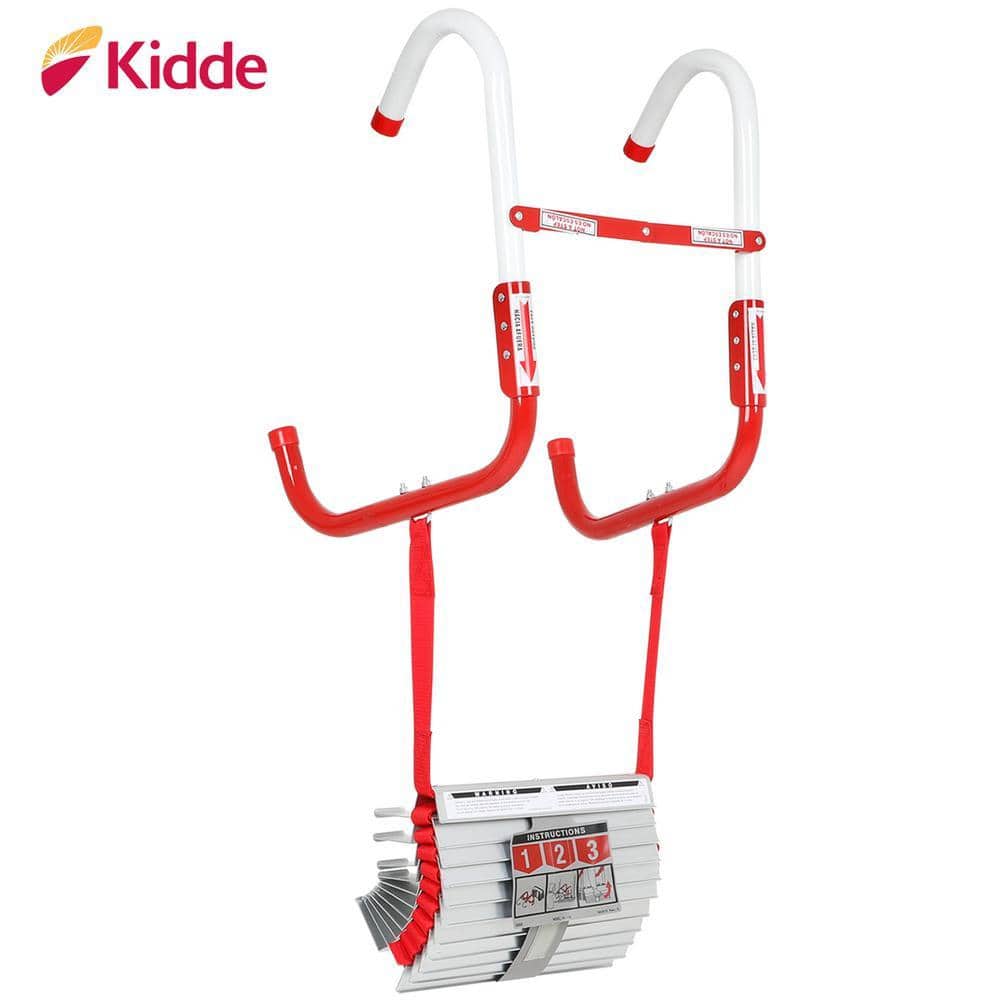 Kidde Fire Escape Ladder, 3-Story, 25 ft. Long, 1,000 lb. Load Capacity 468094 Kidde Fire Escape Ladder, 3-Story, 25 ft. Long, 1,000 lb. Load Capacity 468094