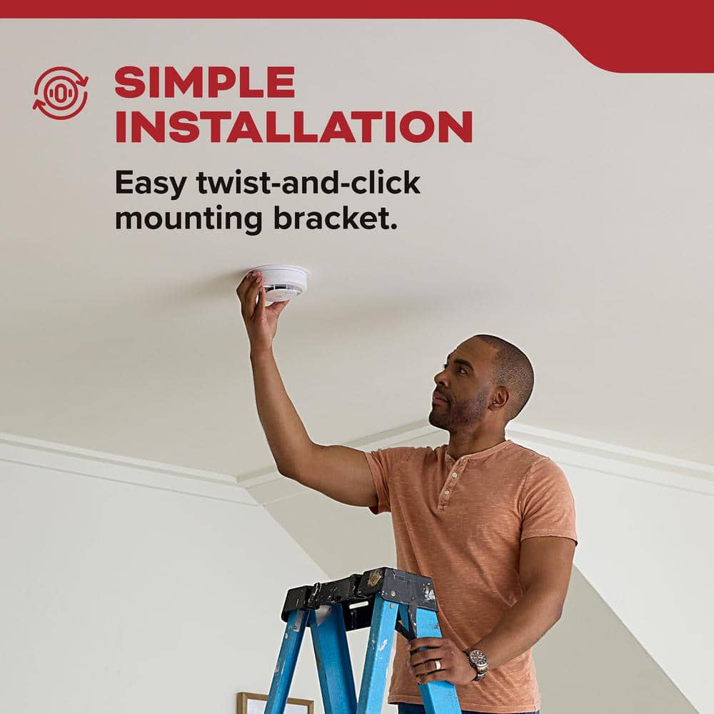 Kidde 10-Year Battery Powered Smoke Detector with Photoelectric Sensor and Voice Alerts 21033065 Kidde 10-Year Battery Powered Smoke Detector with Photoelectric Sensor and Voice Alerts 21033065 21033065